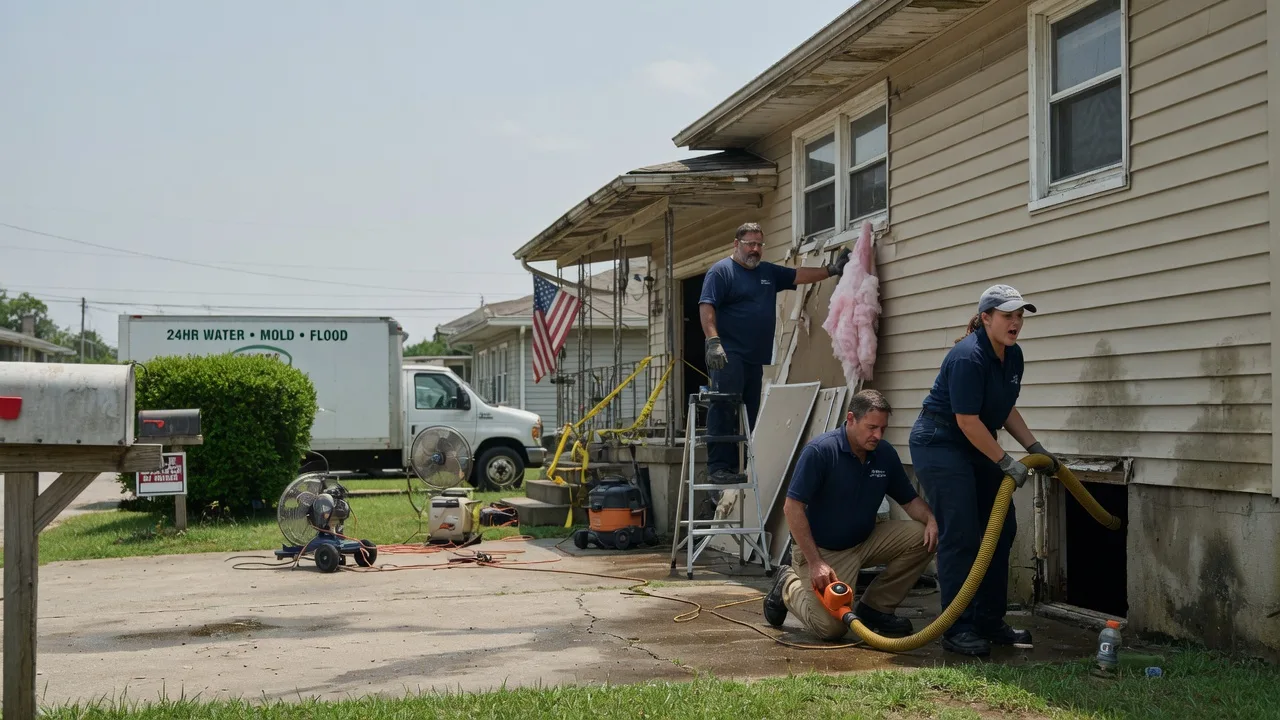 Water Damage Repair in Fannin, TX near me